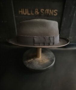 Hull & Sons bespoke brown hat